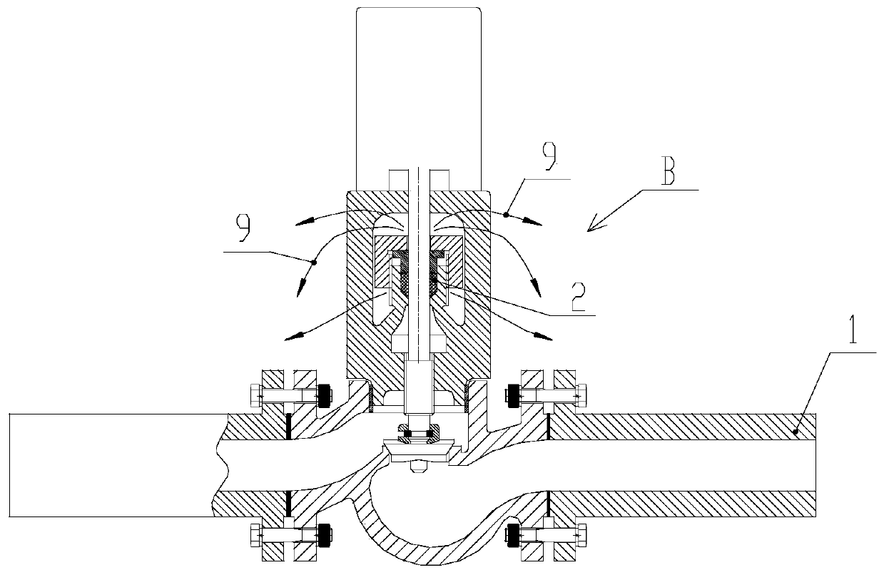 Online repair system and repair method after sealing failure of pipeline assembly