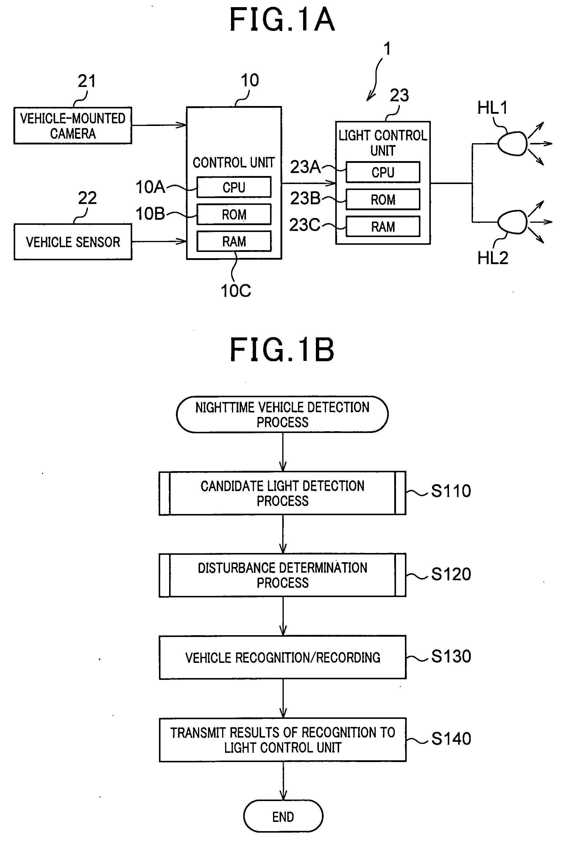 Apparatus and method for detecting vehicles by identifying light spots from captured images