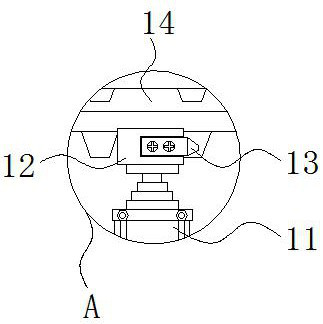 Clamping tightness detection integrated device for connecting flange machining