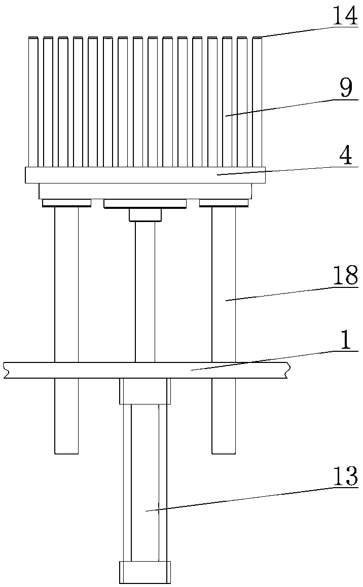 Intelligent takeout device for semi-finished product with tear mark