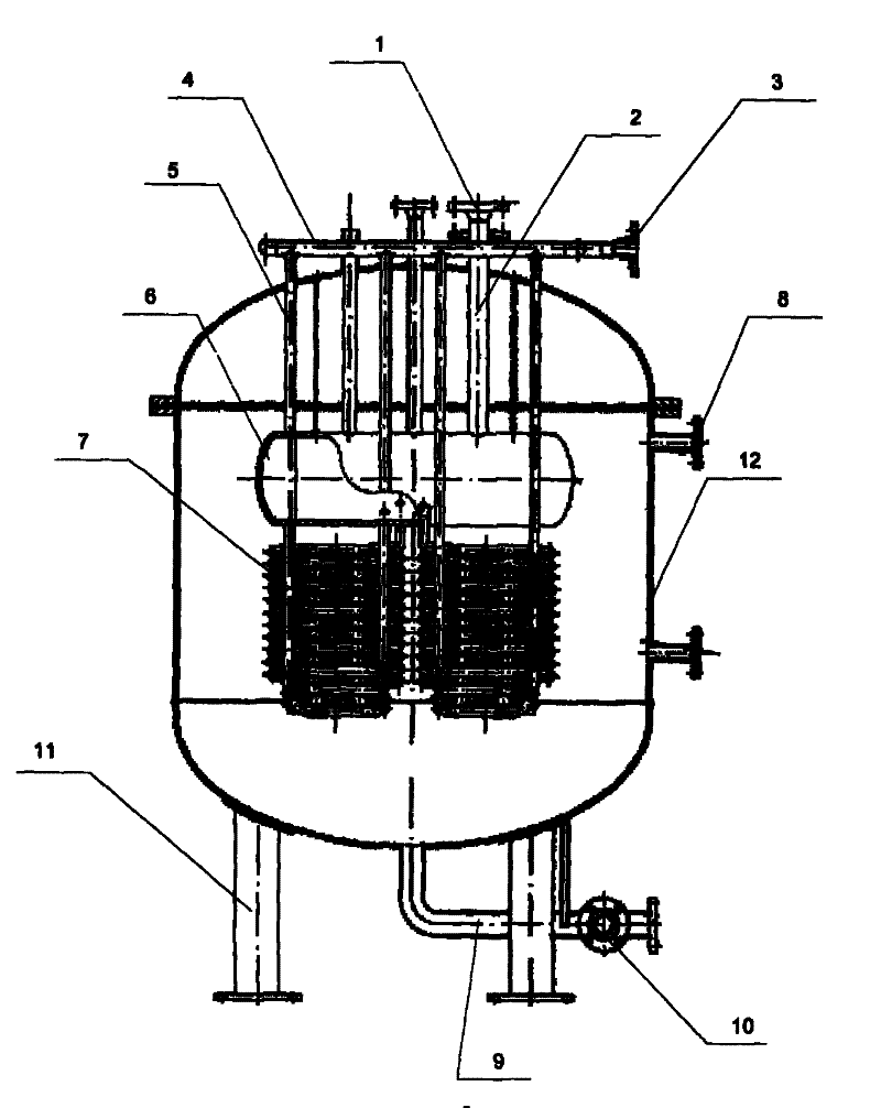 Ammonia evaporation and buffering integrated device