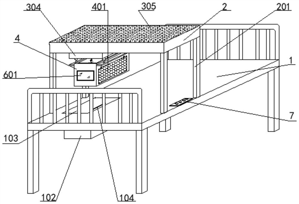 Maternal and infant bed for obstetrics and gynecology department