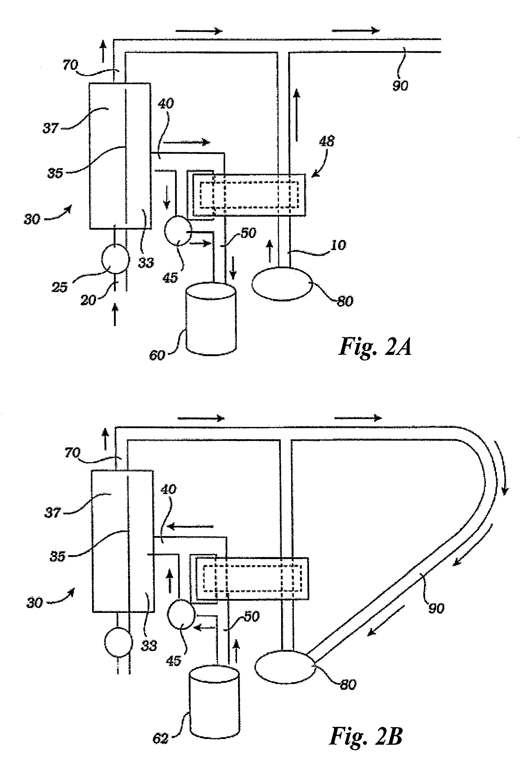 Fluid, circuits, systems, and processes for extracorporeal blood processing