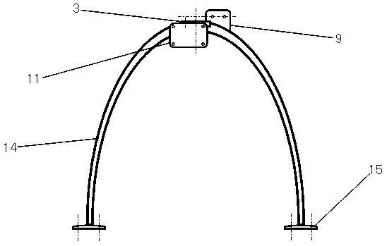 Double radial disc type anti-wind solid garage