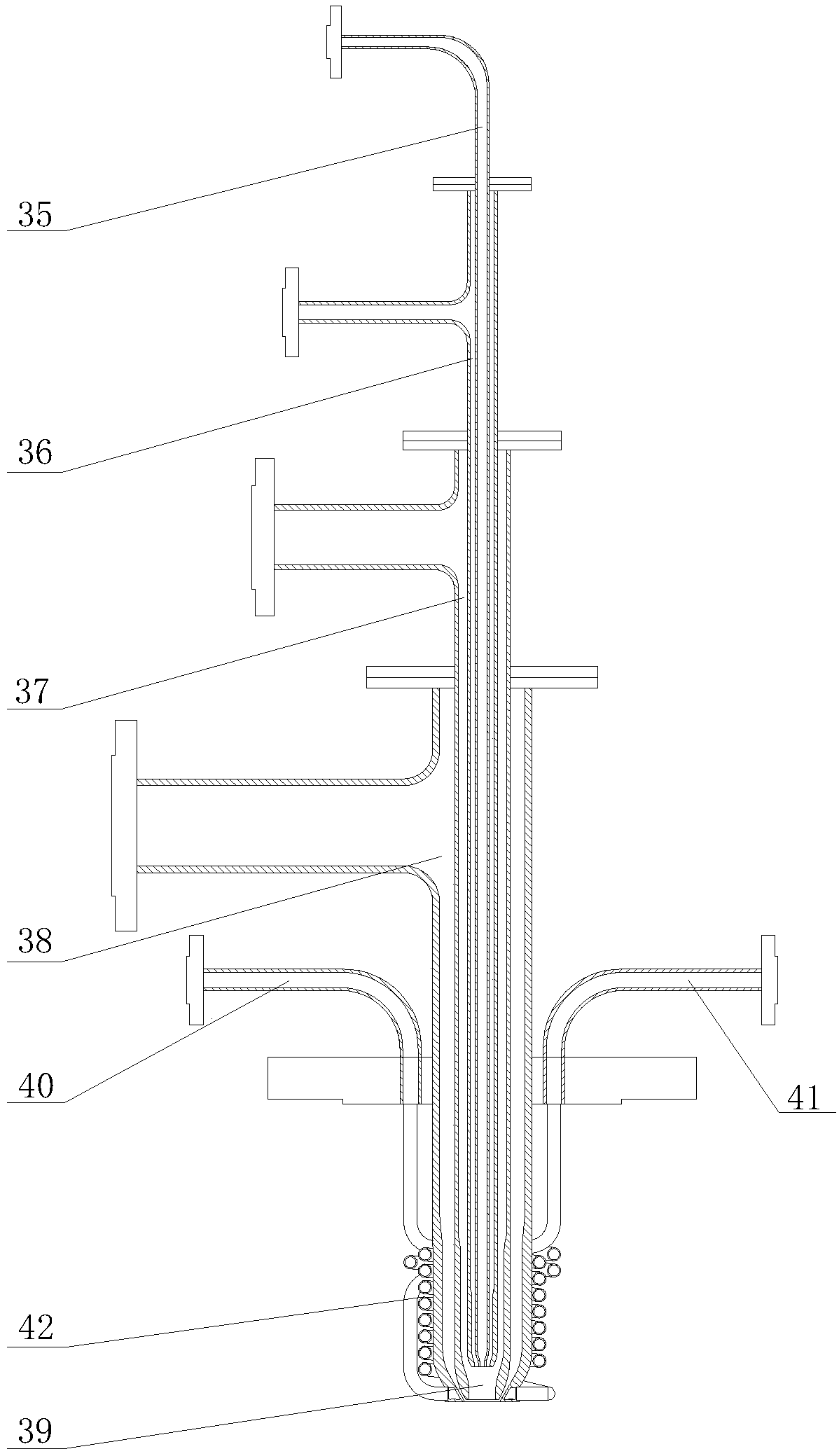 Method for jointly gasifying coal and heavy oil for preparing synthesis gas