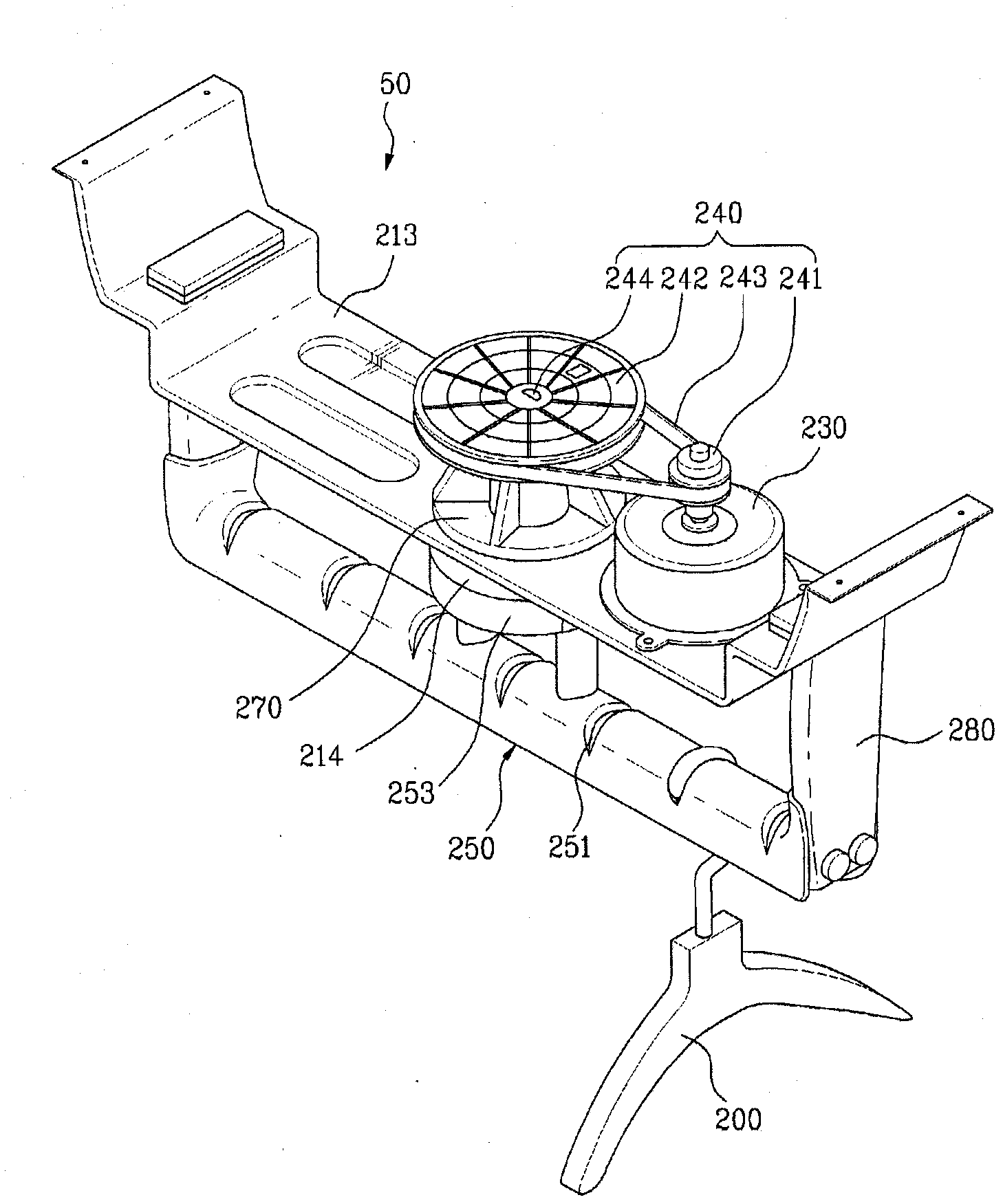 Laundry treating machine