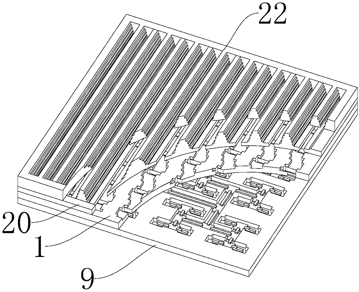 A low-profile CTS plate array antenna