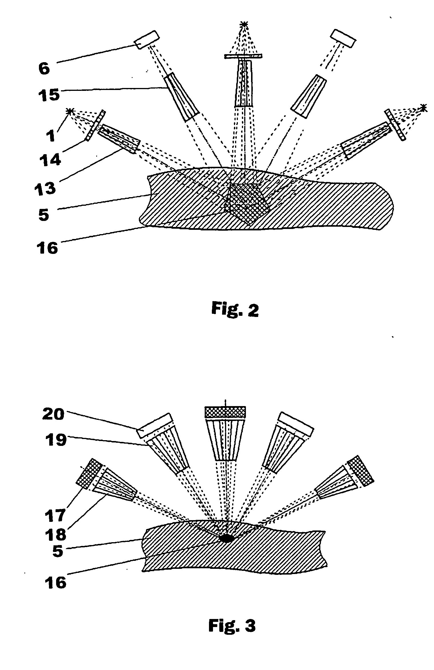 Method for producing the image of the internal structure of an object with X-rays and a device for its embodiment