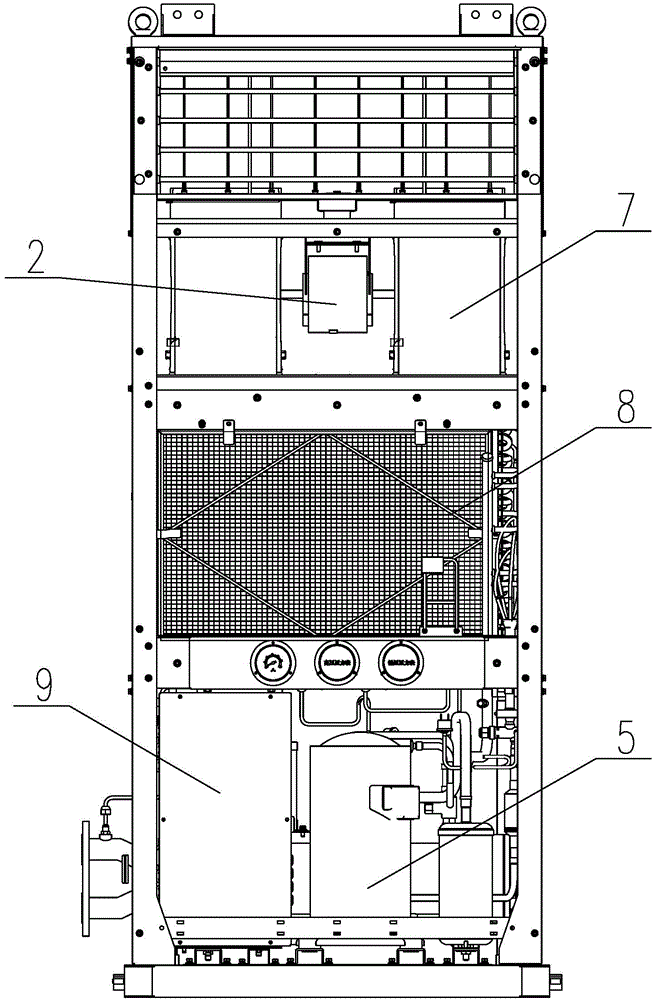 Ship water cooling cabinet unit