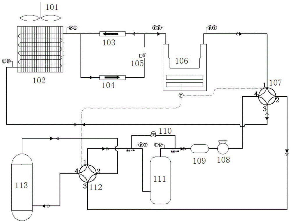 Two-phase refrigeration and gas compression integrated electronic equipment cooling system