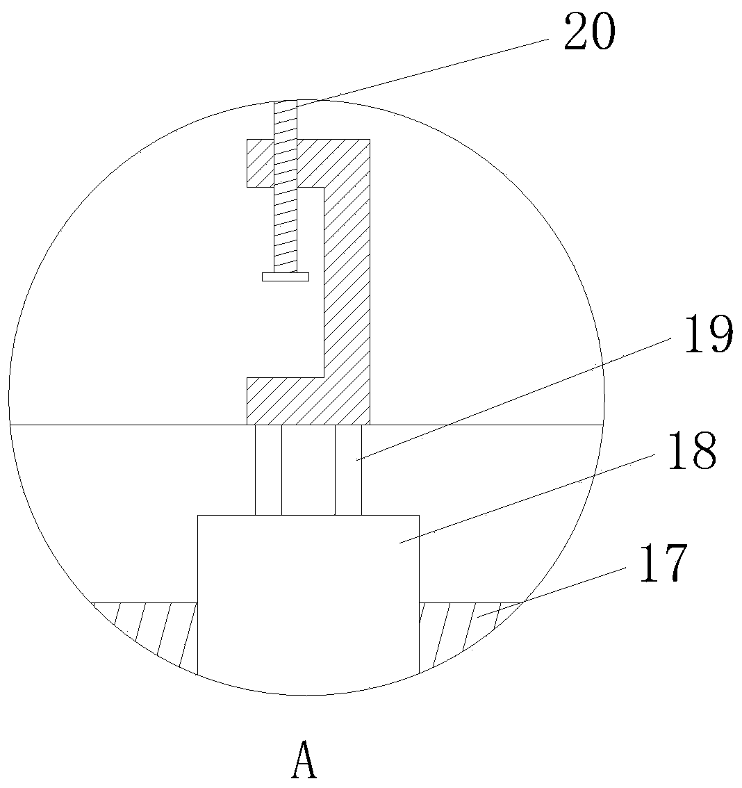 Grinding device for metal material processing