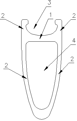 Multi-TG (glass transition temperature) carbon fiber wheel rim as well as manufacturing method thereof