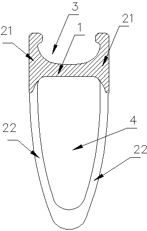 Multi-TG (glass transition temperature) carbon fiber wheel rim as well as manufacturing method thereof