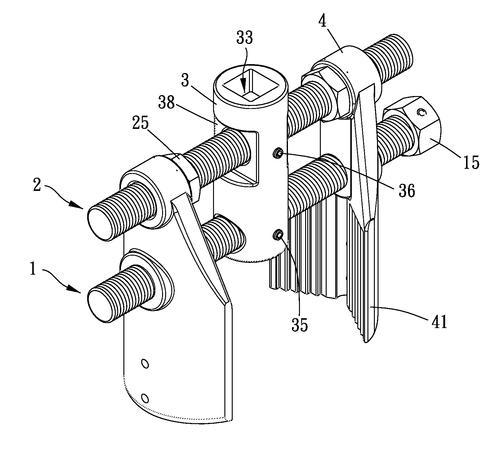 Nut disassembling device