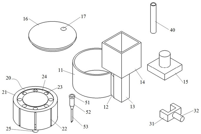 LED packaging dispensing device