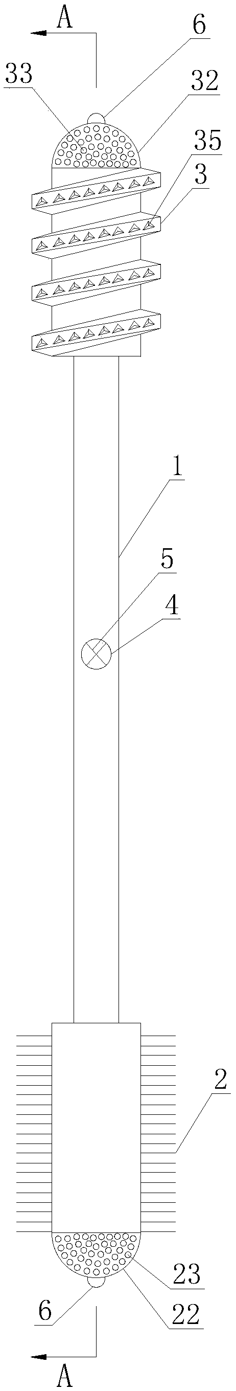 Visual anal fistula wall tissue scraping and cleaning device