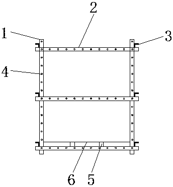 Size adjustable end portion ore drawing similarity simulated test box and application method thereof