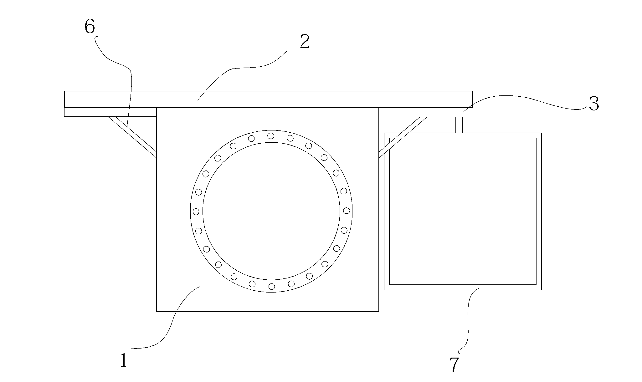 Track-type natural gas pipeline valve