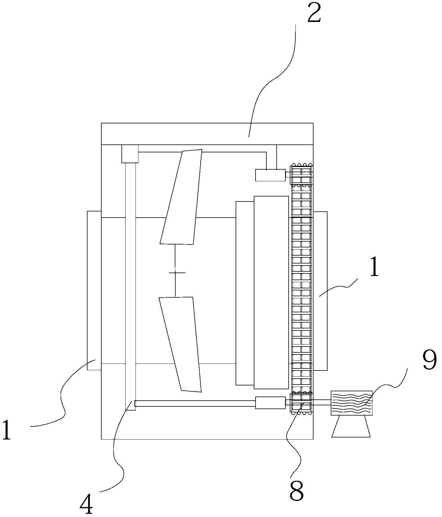 Track-type natural gas pipeline valve