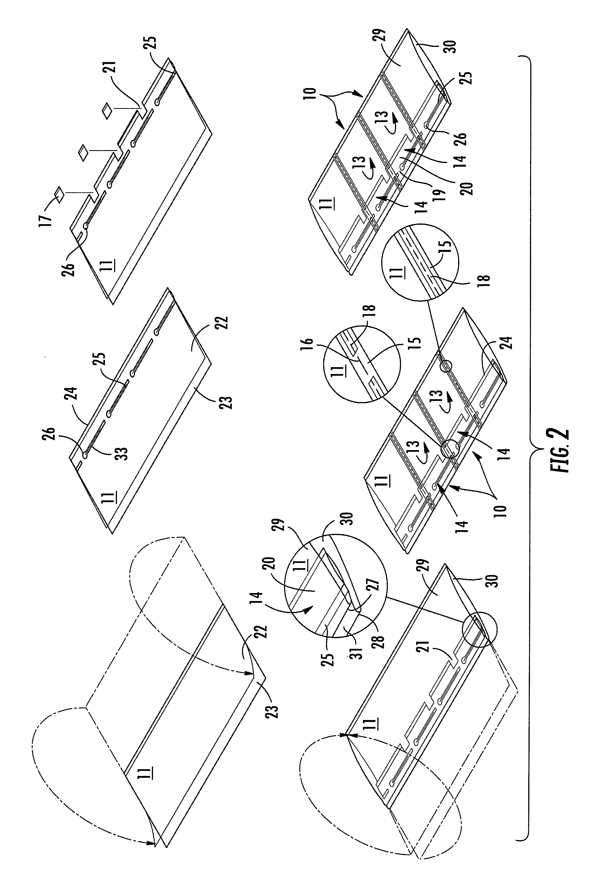 Inflatable Structure For Packaging And Associated Apparatus And Method