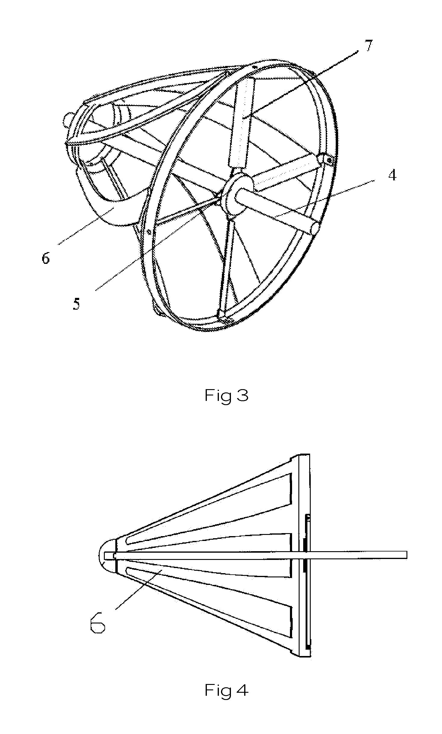 Wind turbine rotor with venturi tube effect