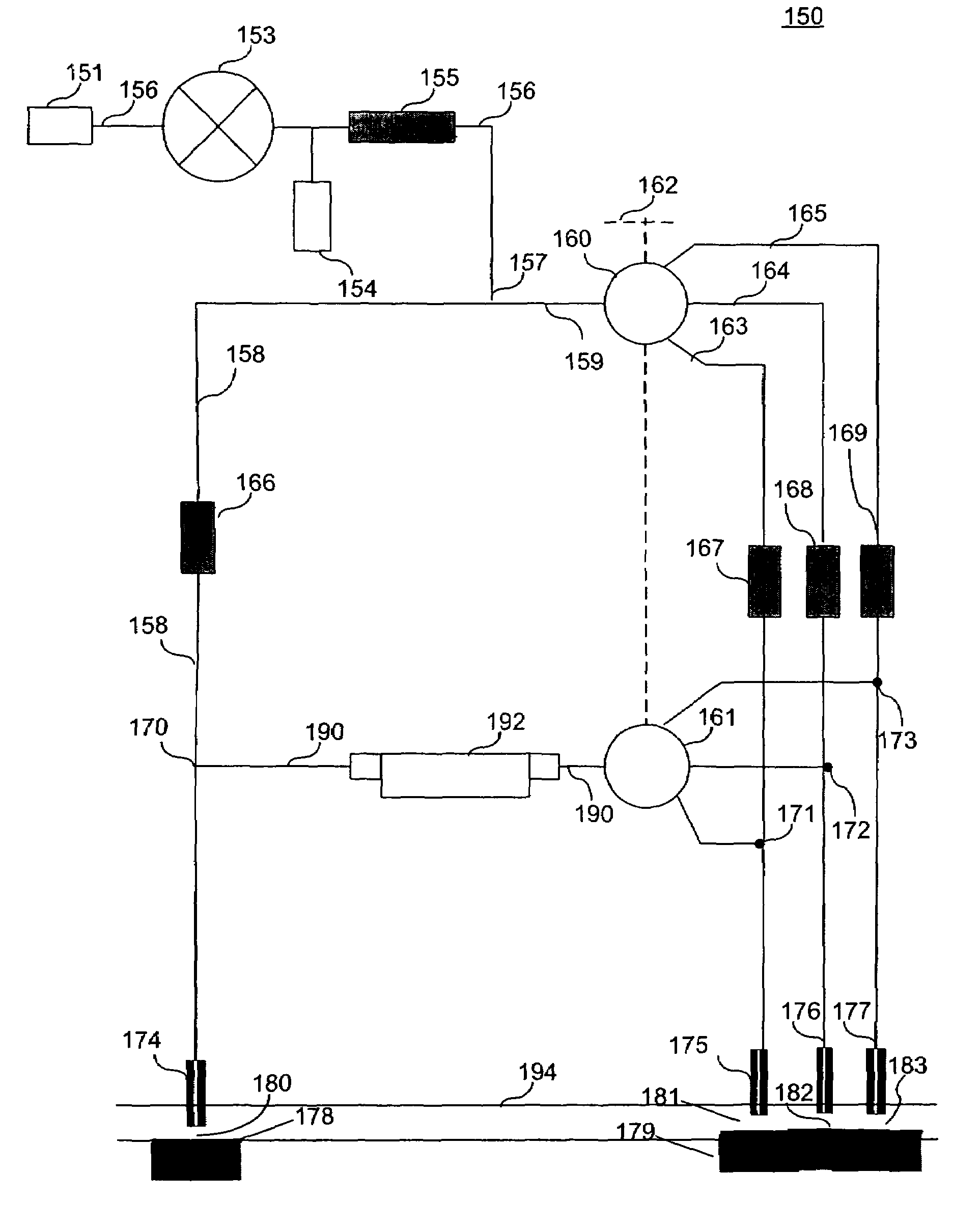 Liquid flow proximity sensor for use in immersion lithography