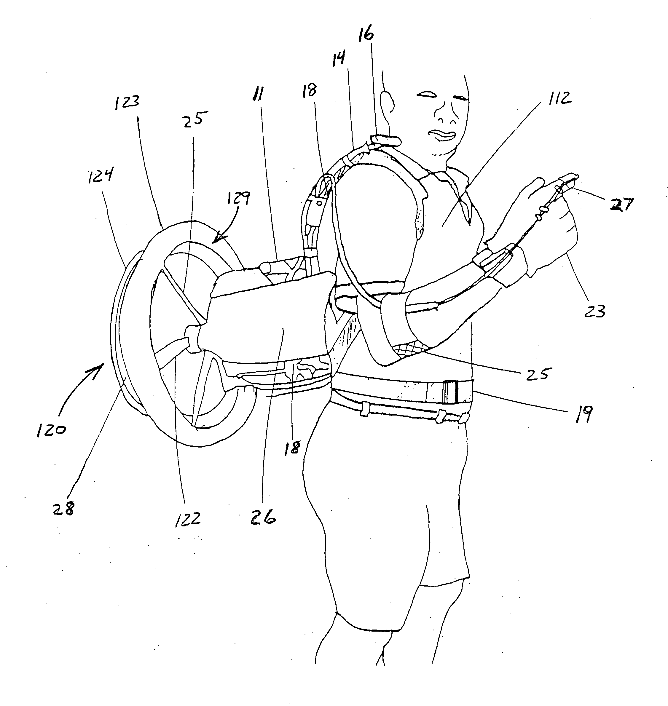 Personal propulsion device with hands free control