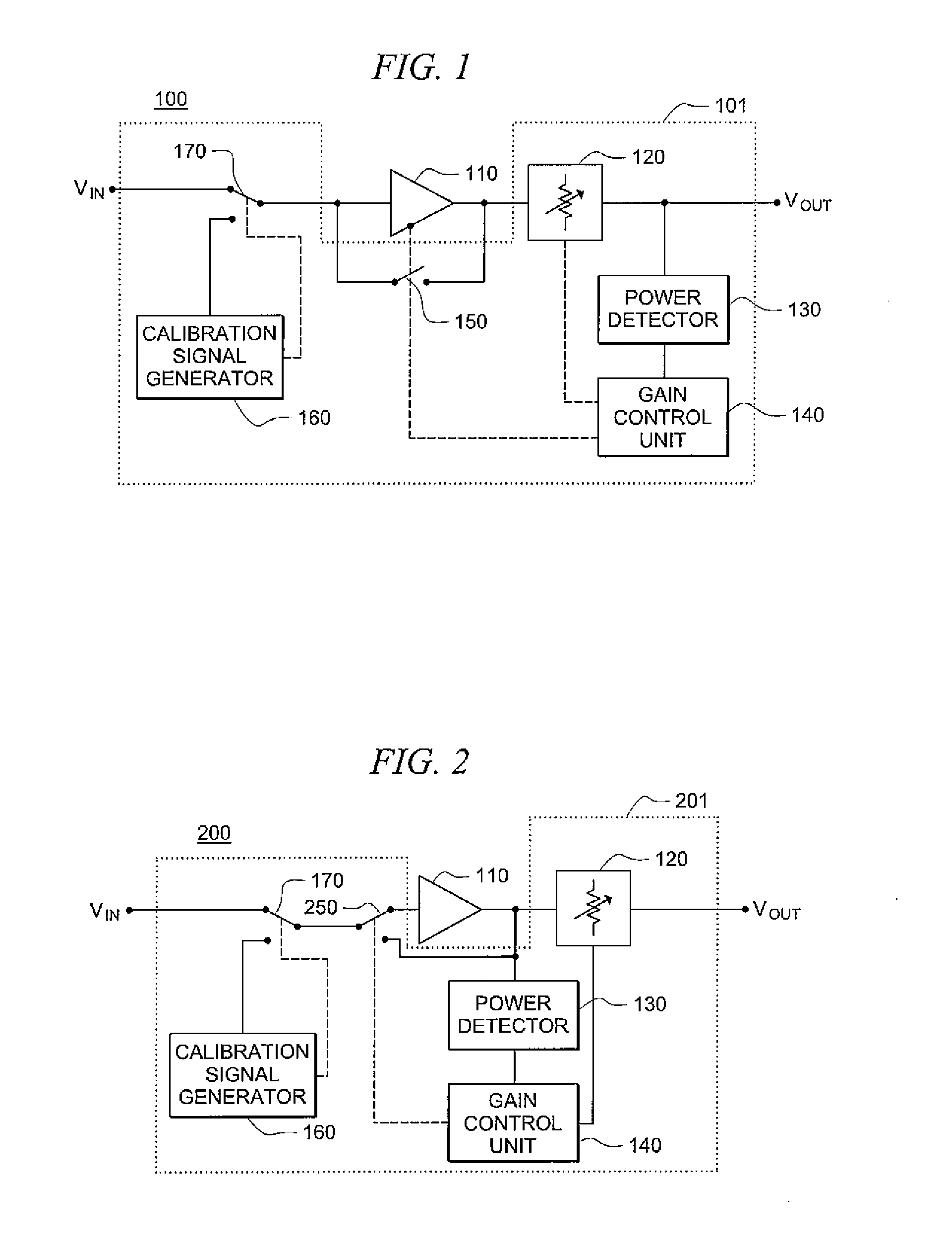 Input signal power control