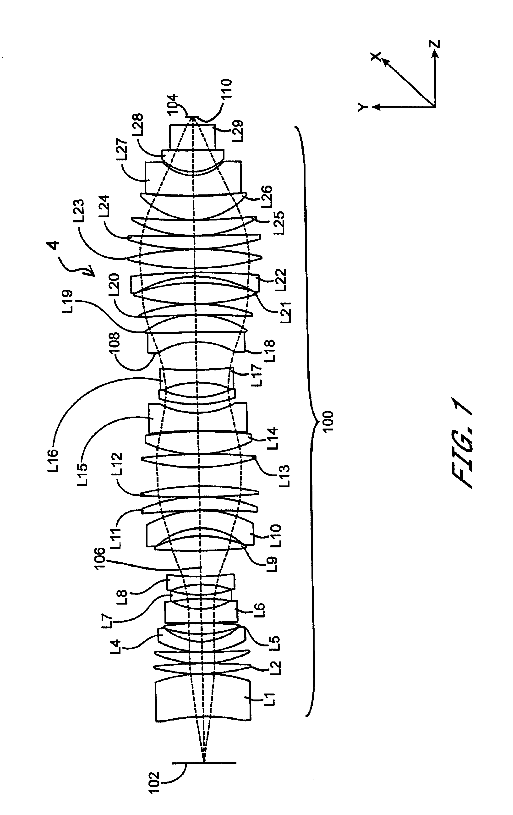 Reducing aberration in optical systems comprising cubic crystalline optical elements