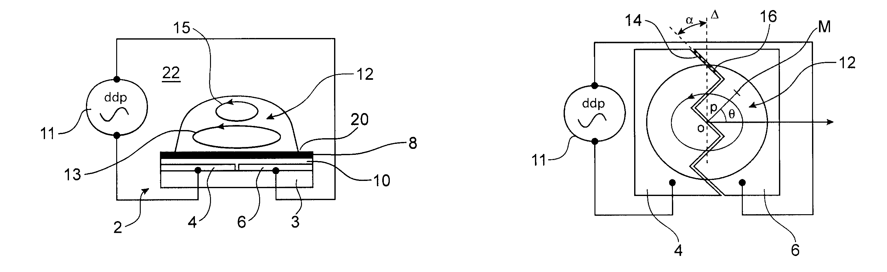 Microdevice for treating liquid samples