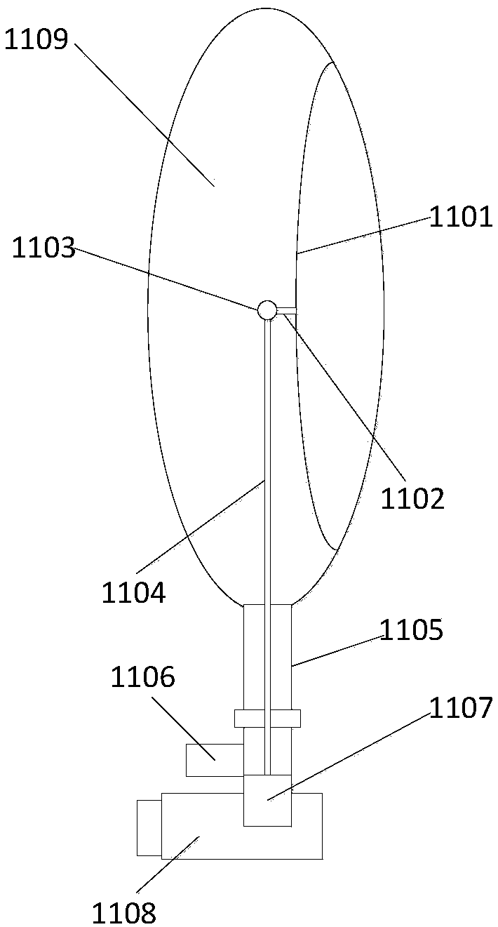 Oxygen absorption and discharge apparatus of submersible decompression chamber
