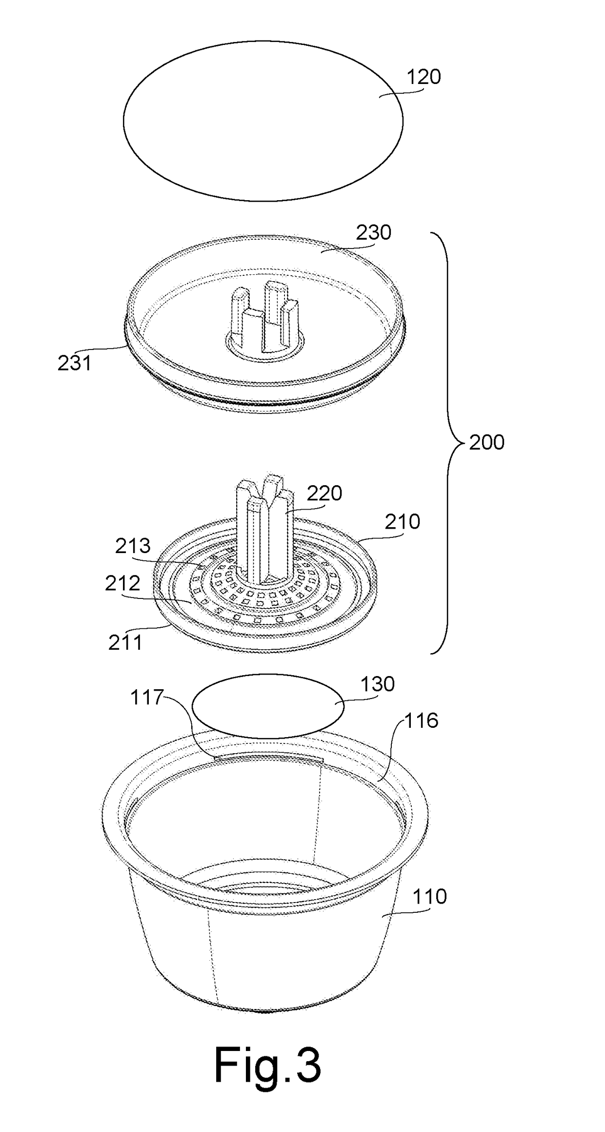 Single-use capsule for machines for the dispensing of infused beverages