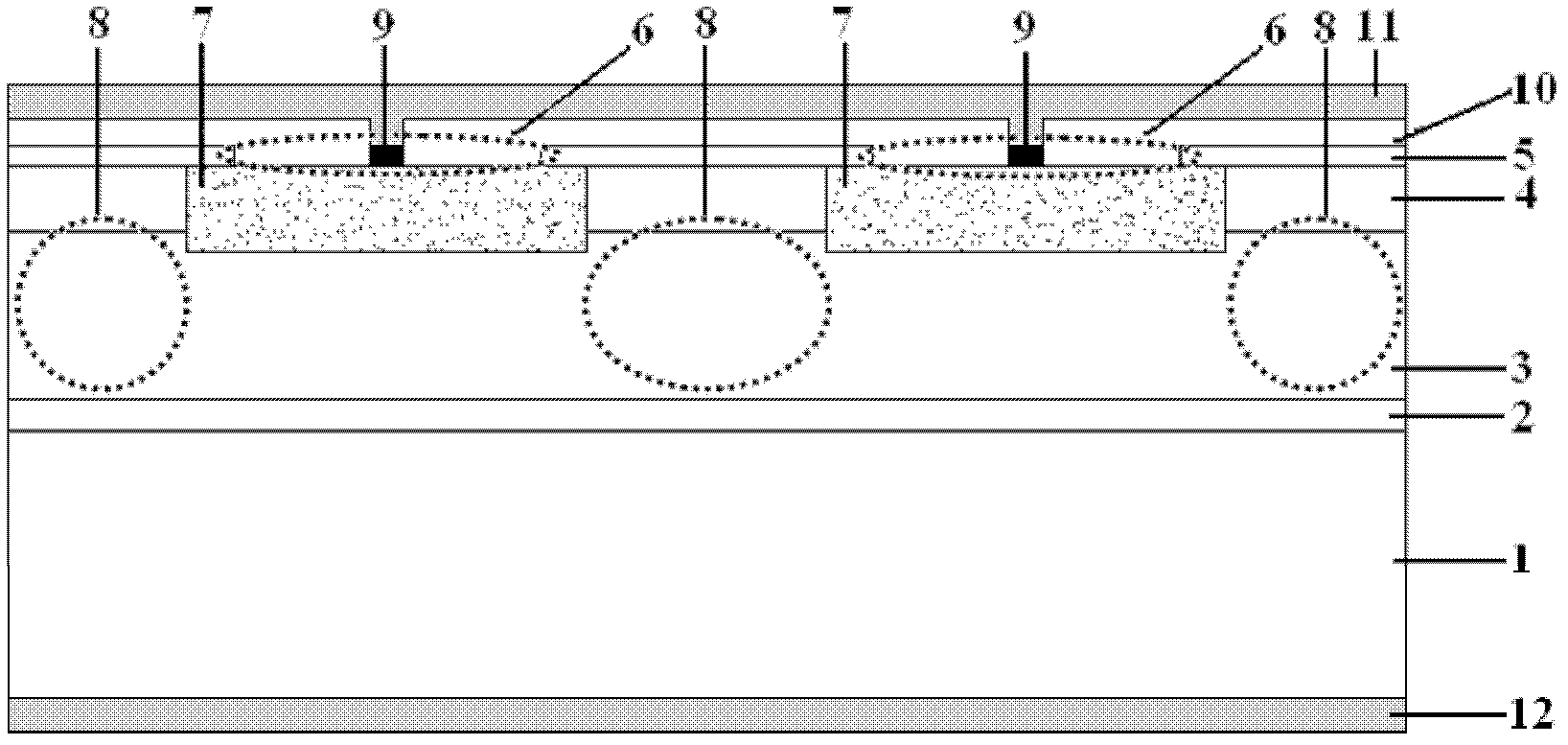 Method for preparing sub-pixel structured planar InGaAs infrared detector chip