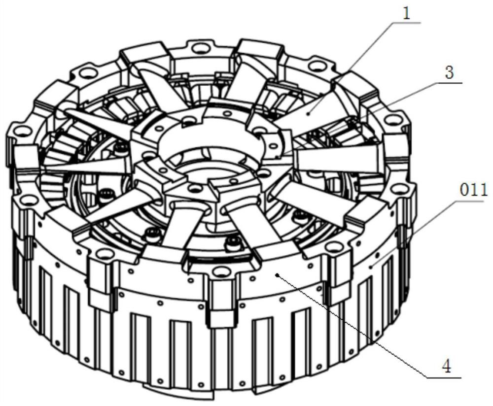 Motor and motor air cooling structure thereof