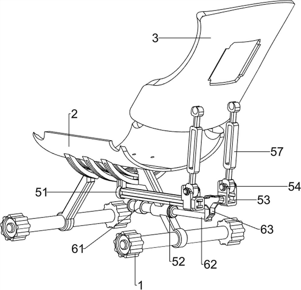 Waist muscle exercise recovery equipment for rehabilitation department