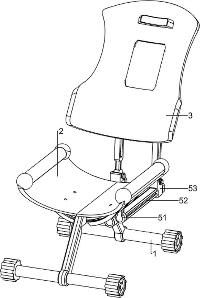 Waist muscle exercise recovery equipment for rehabilitation department