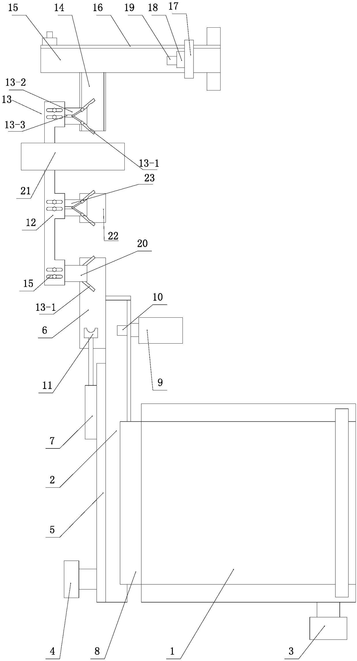 Shaping mechanism for automobile part processing