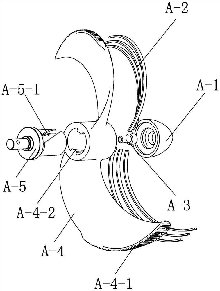 Paddle leg composite driving mechanism