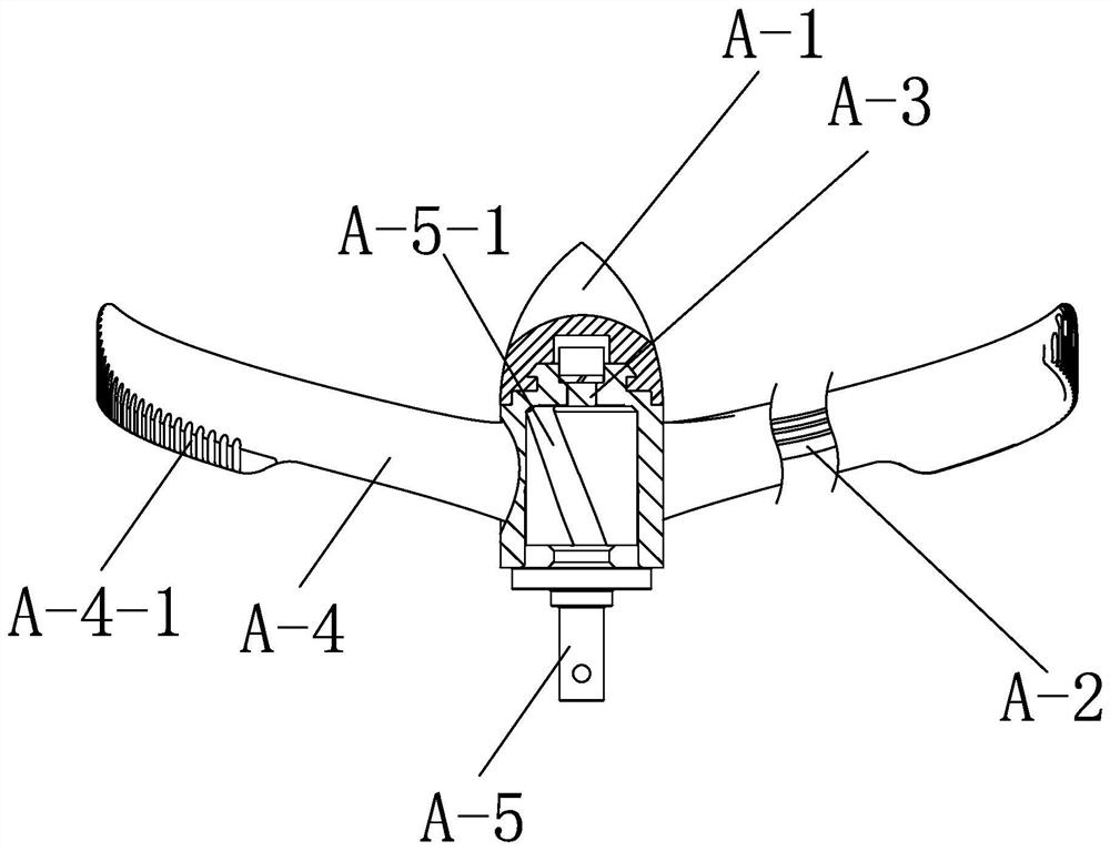 Paddle leg composite driving mechanism