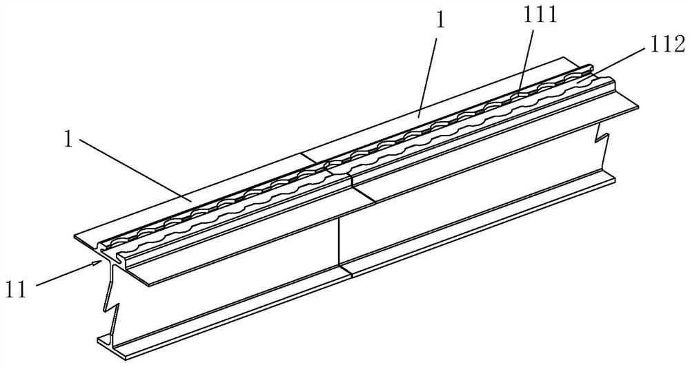 Repairing and positioning device for aircraft seat sliding rail beam