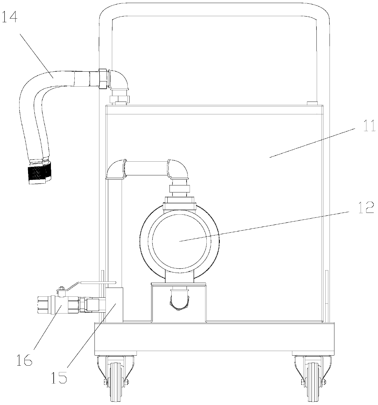 Lane washing machine