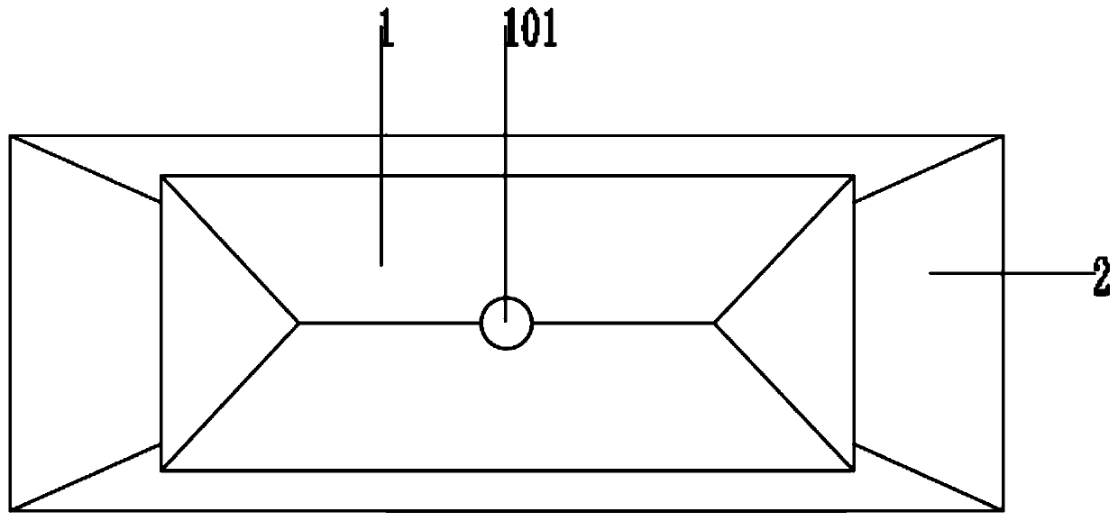 An outdoor men's public restroom structure