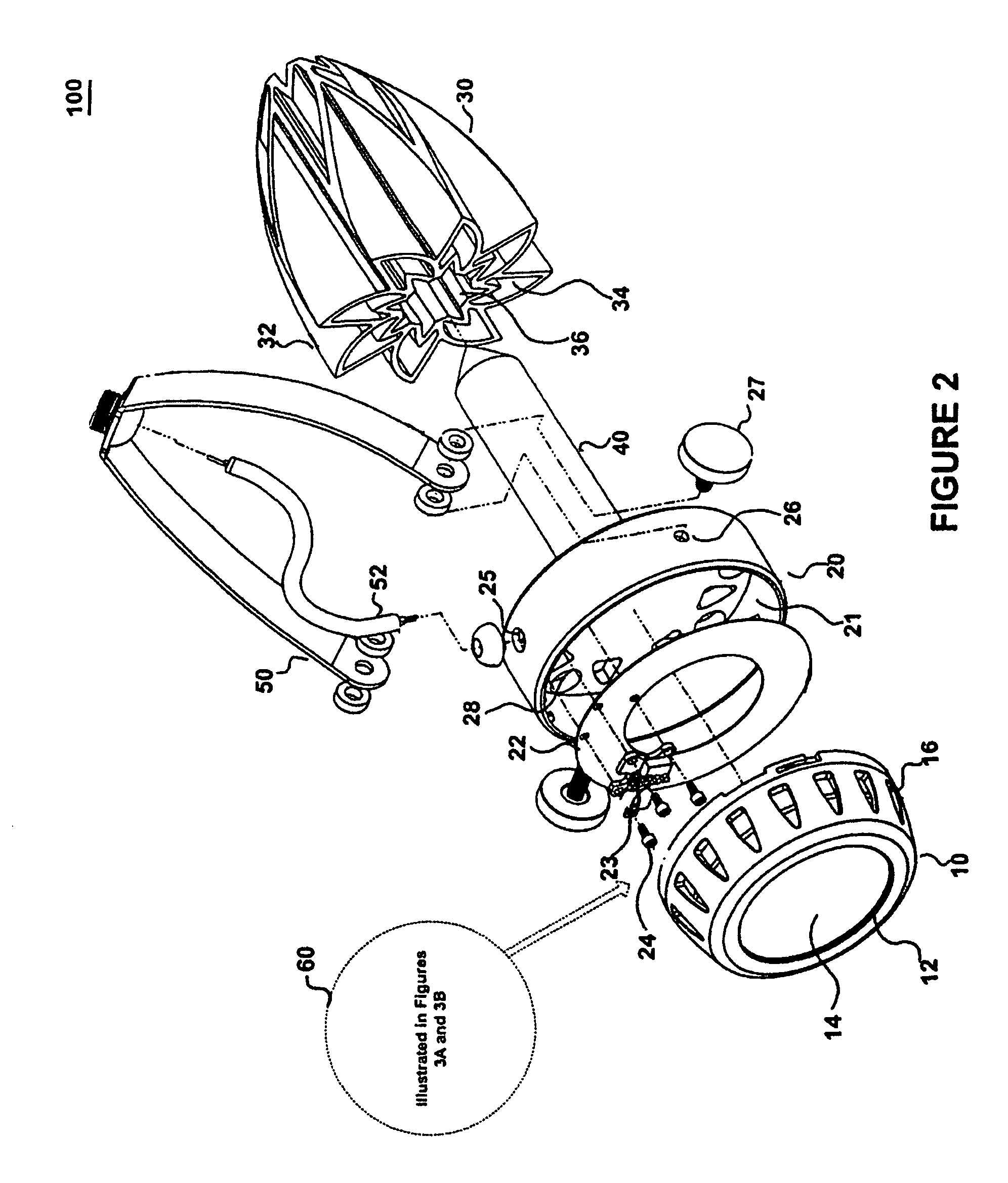 Lighting assembly and light module for same
