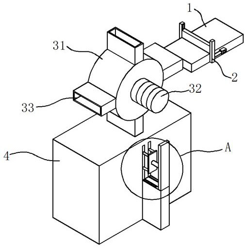 A double-sided shot blasting derusting machine for building steel plates