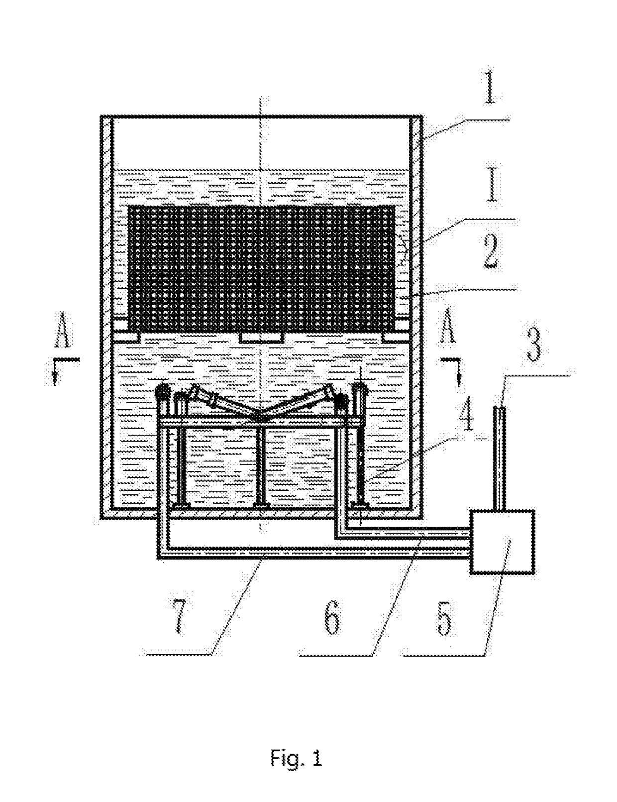 Culture device for tissue cell suspension