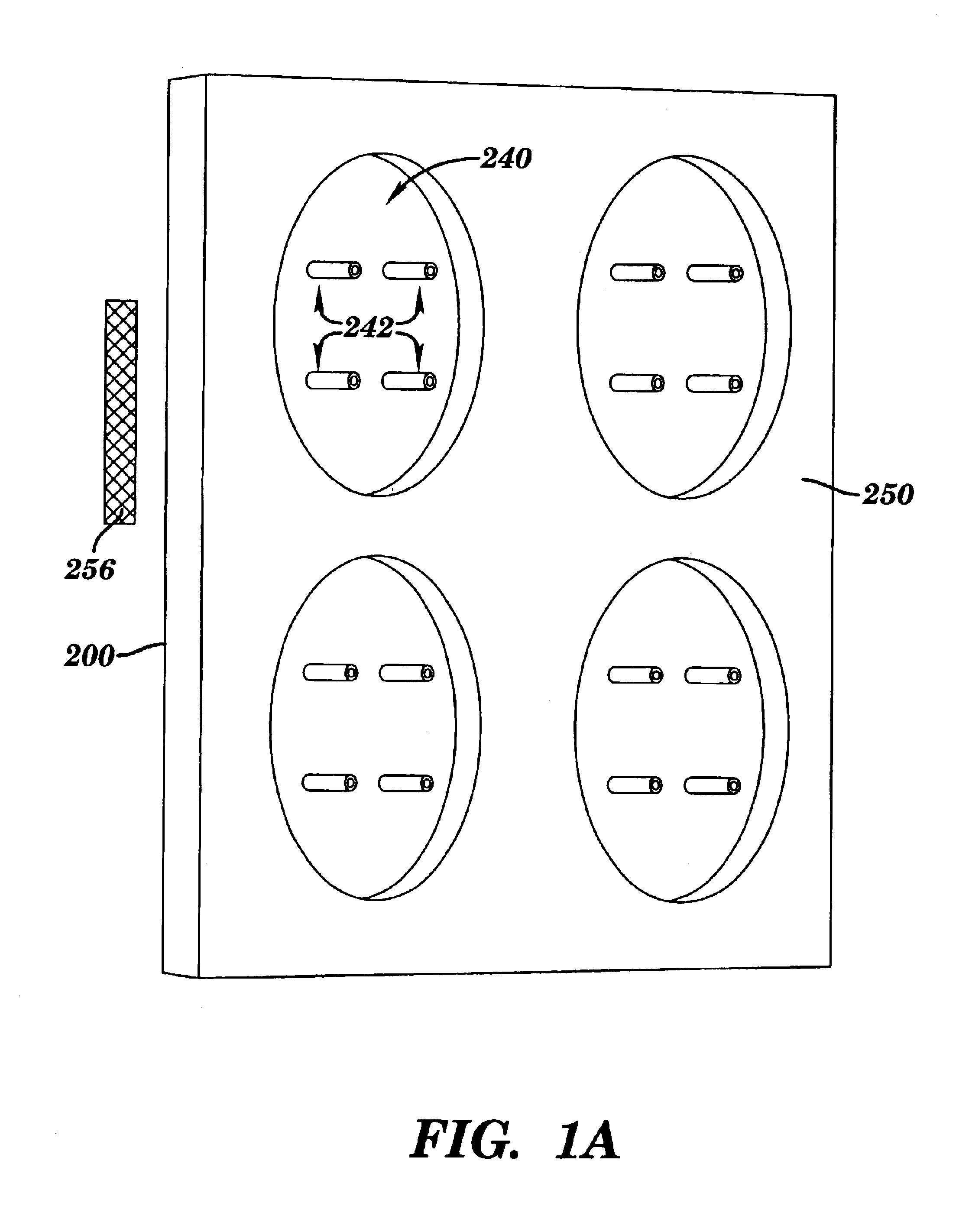 Separation media, multiple electrospray nozzle system and method