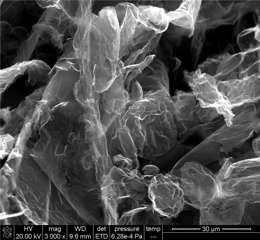 Method for preparing graphene by electrochemically stripping graphite