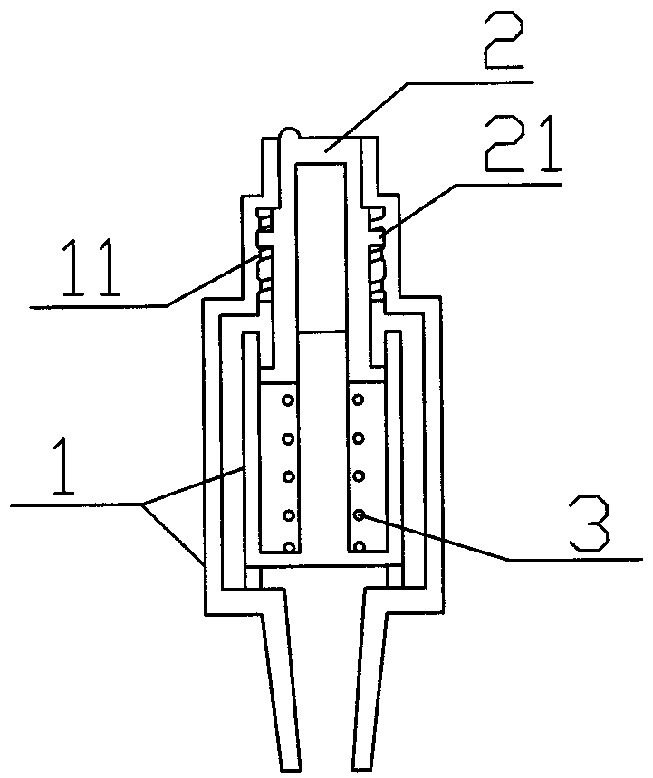 Positive pressure connector