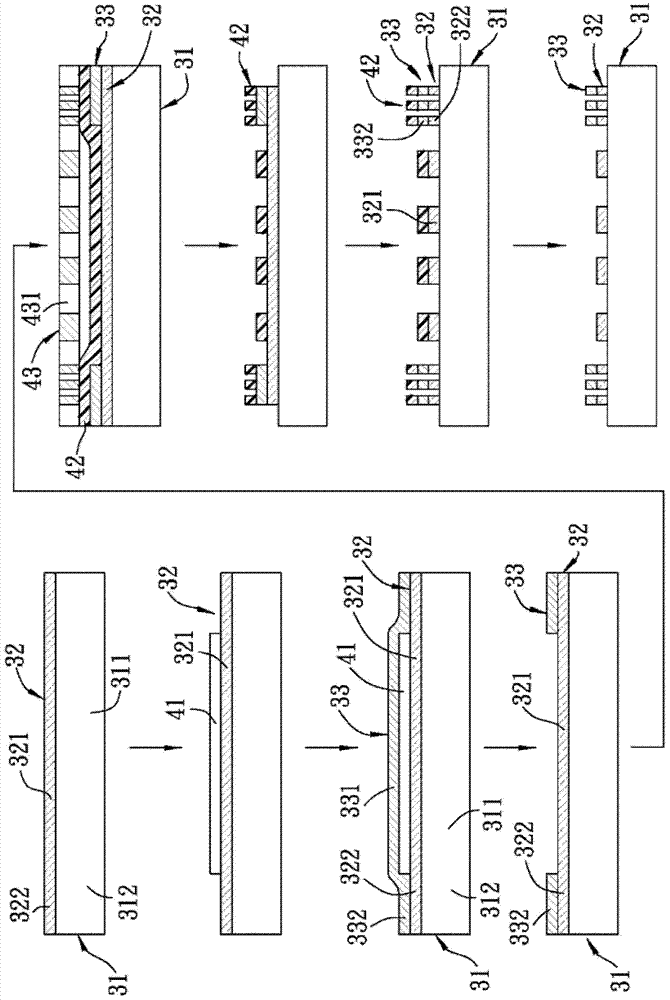 Method for making patterning conducting layer