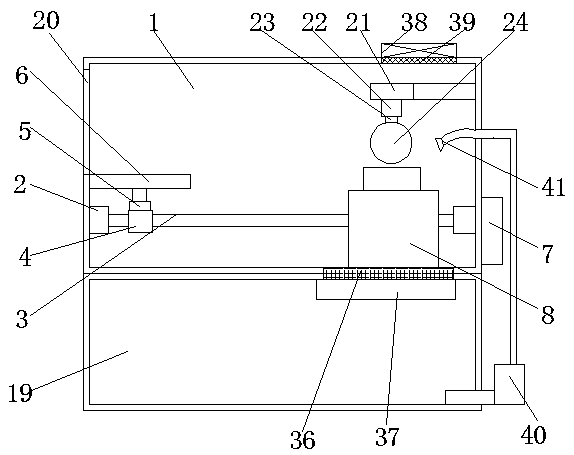 Wood cutting machine with good stability